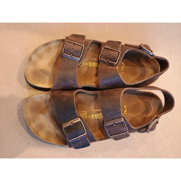 Birkenstock Milano | EU 41 | US L10 / M8 | Regular Fit Brown Sandal Buckles - Picture 3 of 9